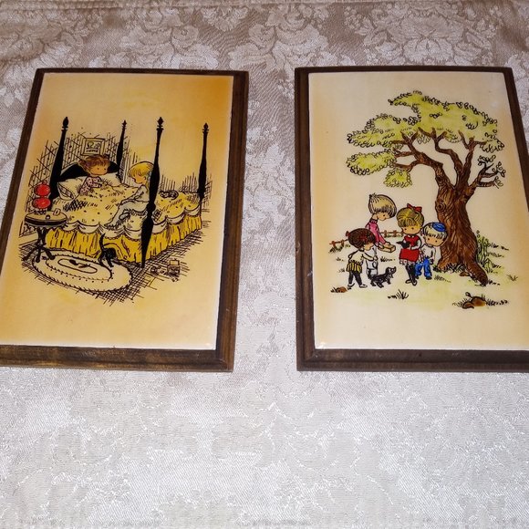 Joan Walsh Anglund 1960 Love Is A Special Way of Feeling Sky Wooden Wall Plaque - Picture 1 of 8